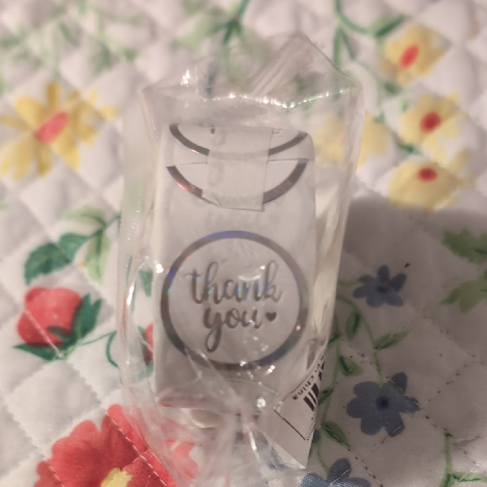 500 Count Thank You Stickers with  Lazer/ Holographic Design New